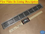 Oem 66 Cadillac Fleetwood Left Rear Bumper Grill Finned Insert Filler Panel Trim. Fixed Price $124.99.