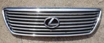 04 05 06 Lexus LS430 Front Upper Bumper Grille Chrome W/emblem. Fixed Price $220.00.