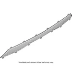 Genuine Gm Black Rear Bumper Cover Center Grille 23359052. Fixed Price $234.42.