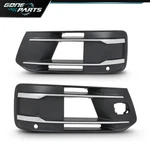 Left+right Side Front Bumper Fog Light Cover W/base Plate Fit Audi Q7 2016-2019. Fixed Price $49.29.