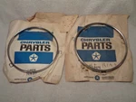 Nos Mopar 1960'S 1970'S Larger Headlight Retainer Rings. Fixed Price $109.00.