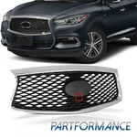 Bumper Upper Grille W/ Camera Option For 2016-2020 Infiniti QX60 Chrome. Fixed Price $75.00.