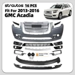 For 2013-2016 Gmc Acadia Denali Front Bumper Cover Chrome Grille Assembly Kit. Fixed Price $476.99.