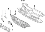 Genuine Hyundai Grille Assembly 863A0-L1AJ0. Fixed Price $597.94.