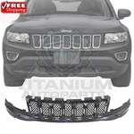 New Front Grille Textured Black Plastic 2011-2017 Jeep Compass CH1200344. Fixed Price $76.87.