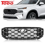 Fits 2021 2022 2023 Hyundai Santa Fe Front Upper Grille Gloss Black 86350-S2500. Fixed Price $109.88.