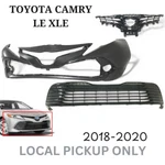 New Fits 2018-2020 Toyota Camry Xle Front Bumper Cover Grille Local Pickup. Fixed Price $172.25.