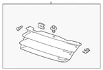 Genuine Mitsubishi Grille Assembly 7450A291. Fixed Price $91.45.