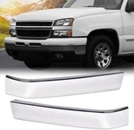 03-07 Chevy Silverado 1500 2500 3500 Grille Trim Set Left Right Pair Chrome. Fixed Price $51.95.