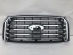2015 2016 2017 Ford F150 F-150 Radiator Front Grill Chrome W/o Emblem. Fixed Price $225.00.