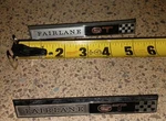 1966-67 Ford Fairlane Gt Door Panel Emblem C6OB-63208A04 Fomoco Great Condition.. Fixed Price $100.00.