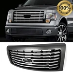 Sterling Gray Front Upper Grille Fits Ford F-150 2009-2014 Harley-davidson Style. Fixed Price $242.99.