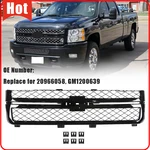 For 2011-2014 Chevrolet Silverado 2500 Hd 3500 Front Upper Grille Gloss Black. Fixed Price $125.00.