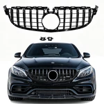 For Mercedes Benz W205 C63S 2015-2021 Glossy Black Front Bumper Grille. Fixed Price $103.99.