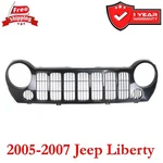 Grille Assembly For 2005-2007 Jeep Liberty Front Black CH1200290. Fixed Price $98.50.