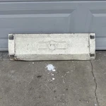 1968 Porsche 911 912 Swb Rear Center Panel White Ivory Oem Patina Guard. Fixed Price $215.99.