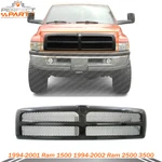 New Grille Assembly Matte Black Plastic For 1994-2002 Dodge Ram 2500 / 3500. Fixed Price $61.20.