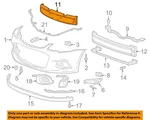 Gm Oem 17-20 Sonic Front Bumper Grille Components-absorber 94544457. Fixed Price $125.08.