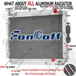 Row Aluminum Radiator Fits Landcruiser Series HJ61 HJ60 HJ62 2H 3.44.0L. Fixed Price $199.00.