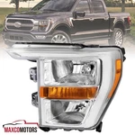 Left Driver Side Headlights Fits 2021-2023 Ford F150 Halogen Headlamps 21-23. Fixed Price $162.49.