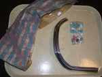Nos Gm 1964 Chevy Impala, Conv, Ss. Eyebrow Molding Left Side. With Hardware.. Fixed Price $100.00.