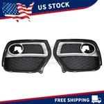 Front Left & Right Bumper Closed Grid Fog Light Grille For Bmw X6 2012 2013 2014. Fixed Price $59.59.