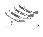 Bmw M8 Gran Coupe G16 F93 Front Bumper Lower Grille 51118074777 No Duties. Fixed Price $151.91.