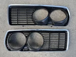Bmw E9 3.0CS Csl E3 Bavaria Original Headlight Grilles 51131811483 - 51131811484. Fixed Price $1350.00.