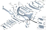Genuine Mercedes-benz Cover Grille 167-885-57-02. Fixed Price $105.41.