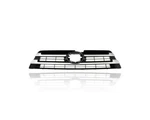 Grille For 17-19 Highlander/hybrid Upper Silver Frame Black 531010E230 Capa. Fixed Price $224.12.