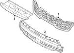Genuine Kia Upper Grille 86350-R5JB0. Fixed Price $502.05.