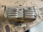 Early 1935 Ford Lower Inside Grille Pan / Apron Original Air Baffle. Fixed Price $125.00.