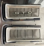 Original Oem 1968 Pontiac Gto Grilles Lh + Rh W/ Emblem & Chrome Trim. Fixed Price $125.00.