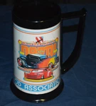 1999 Street Rod Nationals Kalamazoo Michigan Nsra 12TH Annual Beer Mug 6.5" Inch. Fixed Price $12.34.