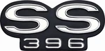 Grille Emblem "ss 396" Amd Fits 1967 Chevrolet Malibu K-3904590. Fixed Price $117.84.