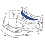 Kia Niro Ev 2023-2025 86391AO000 Front Upper Bumper Cover Reinforcement. Fixed Price $68.15.