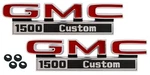 1971 1972 Truck "gmc 1500 Custom Front Fender Emblems # 71-16721-G15C. Fixed Price $73.00.