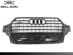 Audi Q7 2015 - 2019 Front Main Grill With Badge Full Gloss Black Pdc Spec. Fixed Price $466.40.