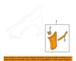Subaru Oem 13-14 Impreza Fender Exterior Trim-lower Molding 91112FG490NN. Fixed Price $105.01.