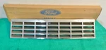 1981-1985 Ford Escort Orig Front Chrome Radiator Grille. Fixed Price $89.00.