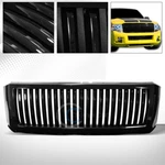 07-14 Ford Expedition Glossy Blk Vertical Front Hood Bumper Grille Abs. Fixed Price $78.95.