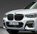 Genuine Bmw G01 X3 G02 X4 Gloss Black Perf Kidney Grilles Pair 51138469959 960. Fixed Price $228.36.