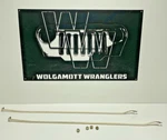 White PW1 Grille To Tub Dash Support Rods + Bolts 97-06 Jeep Tj Wrangler Oem. Fixed Price $46.80.