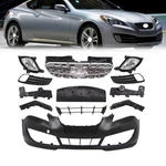 Fit 2010-2012 Hyundai Genesis Coupe Front Bumper Cover W/grille/shield/foglights. Fixed Price $439.88.