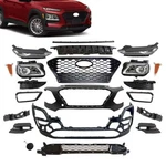 For 2018-2021 19 Hyundai Kona Front Bumper Kit W/grille/headlight/radiator 21PCS. Fixed Price $1200.00.