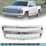 Front Grille For Chevrolet Silverado 1500 2014-2015 Chrome 23259624. Fixed Price $142.81.