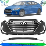 Front Bumper Cover Paintable & Grille Assembly Kit For 2017-2018 Hyundai Elantra. Fixed Price $264.64.