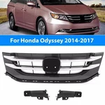 Fits 2014-2017 Honda Odyssey Black Front Bumper Upper Grille W/chrome Trim. Fixed Price $65.50.