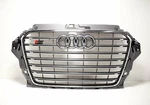 Audi S3 Front Center Platinum Grey Grille Assembly 8V5853651D1RR No Duties. Fixed Price $980.71.