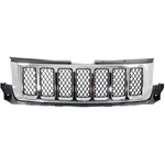 Grille For 2011-2013 Jeep Grand Cherokee Chrome Shell With Painted Black Insert. Fixed Price $323.62.
